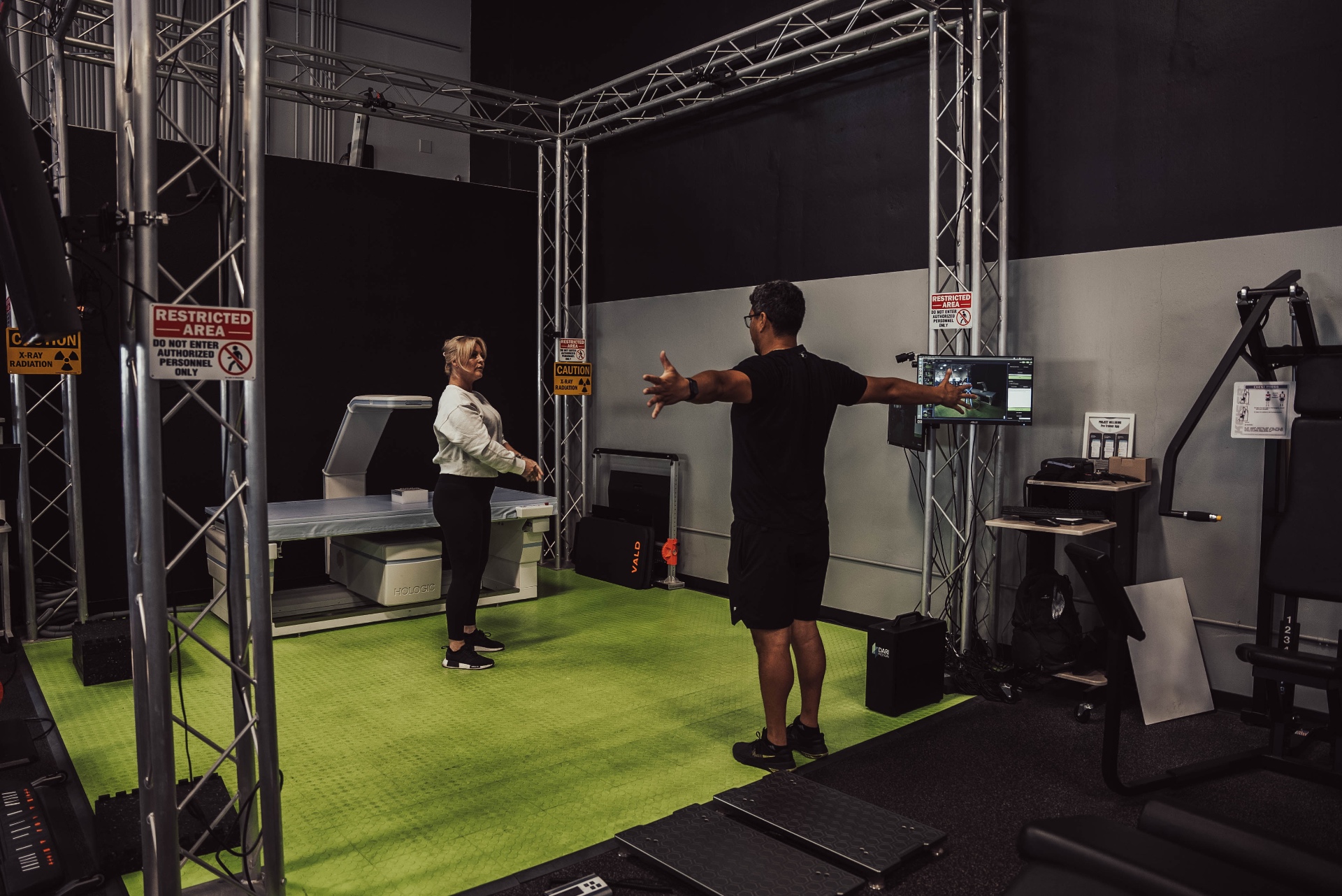 Motion capture assessment session at Project Wellbeing