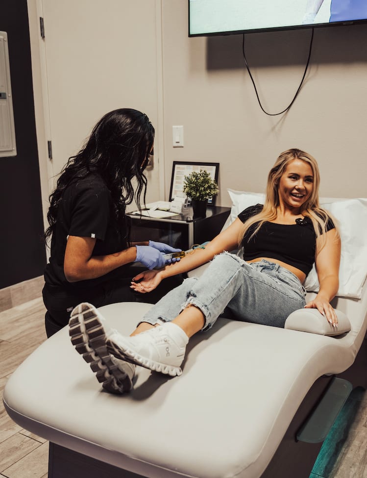 Bloodwork and lab testing at Project Wellbeing